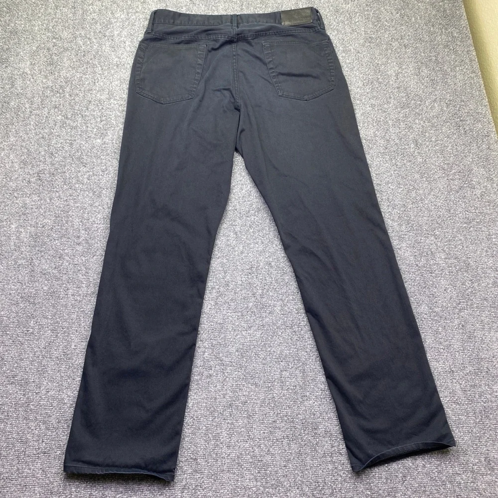 Polo Ralph Lauren Prospect Straight Leg Pants Mens Sz 33 Black Cotton Stretch